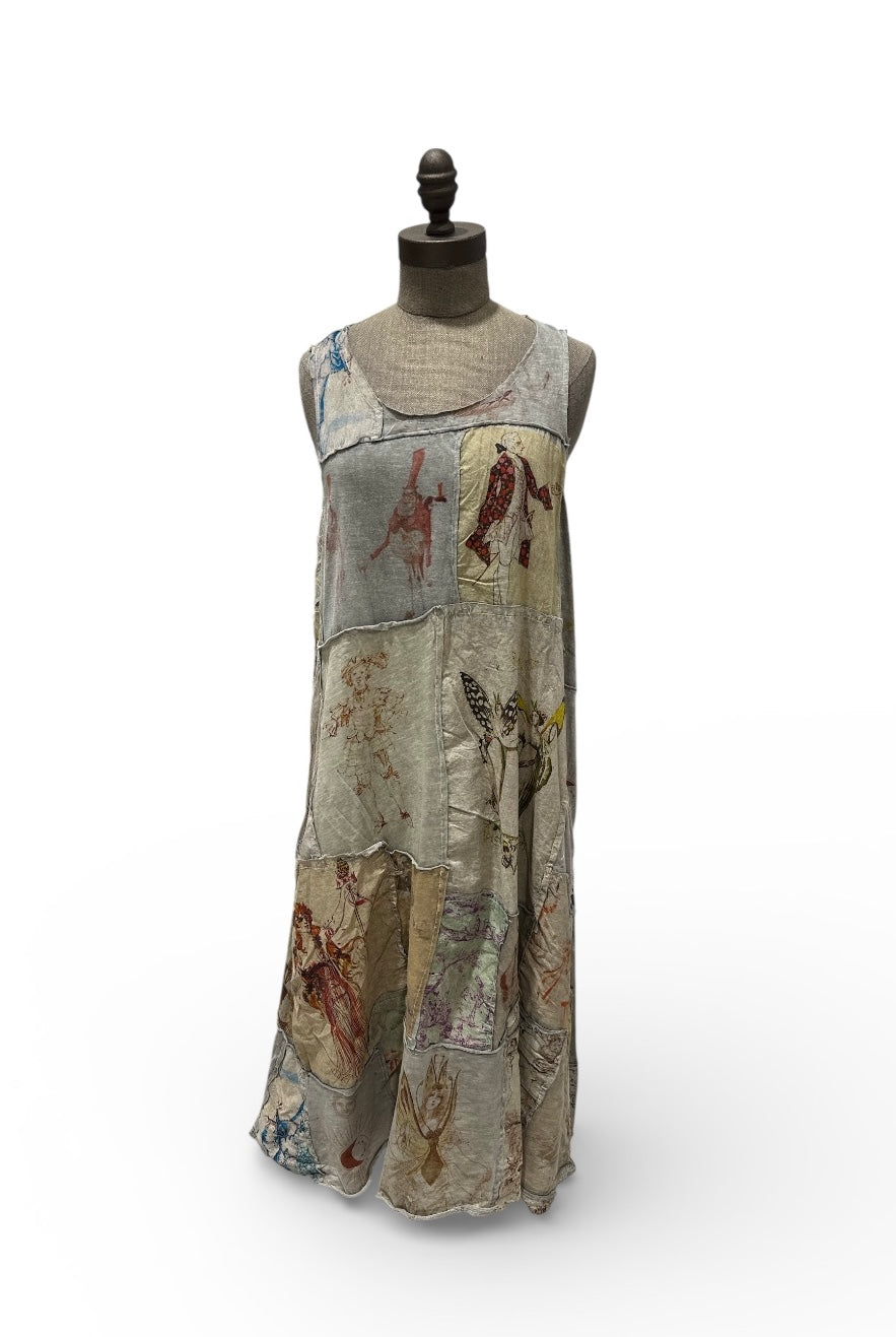 Renaissance Soldier Patchwork Dress
