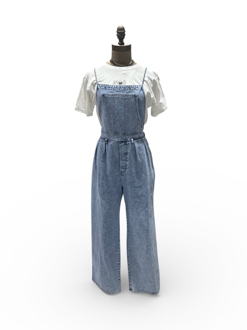 Denim  Backless Jumpsuit