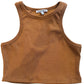 Signature 8 cropped ribbed tank