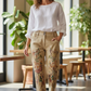 Paper Lace Applique Butterfly Pants