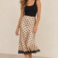 Astrid Satin Lace Skirt