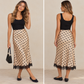 Astrid Satin Lace Skirt