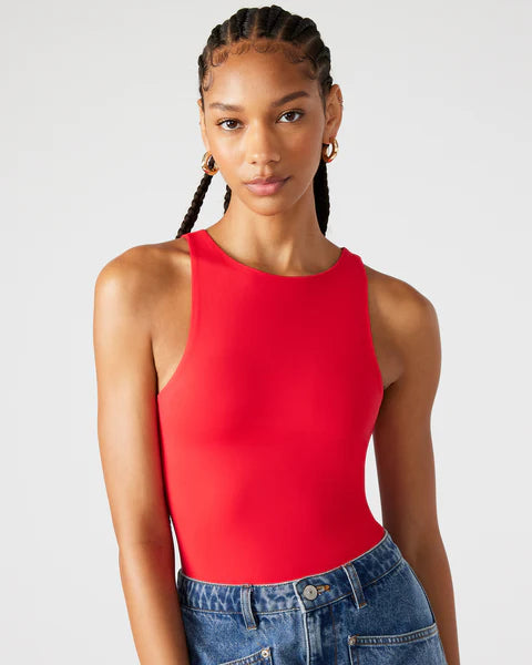 Steve Madden Nico Bodysuit Red