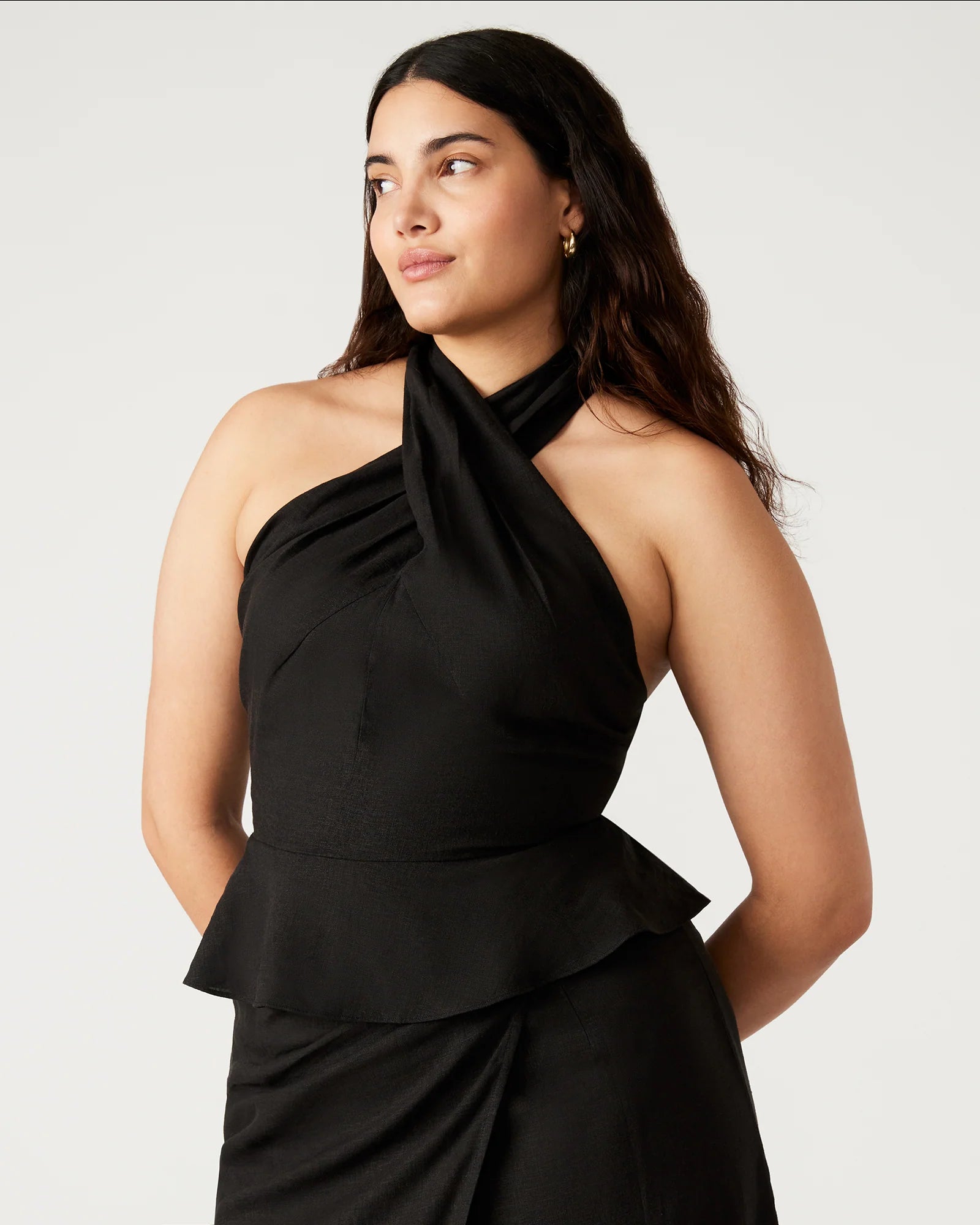 steve madden kosta halter neck mini dress White Kosta Dress