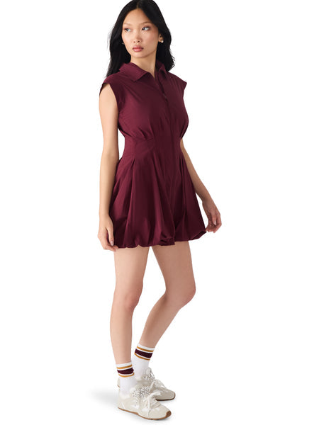 Steve Madden Dyanne Dress-Wine