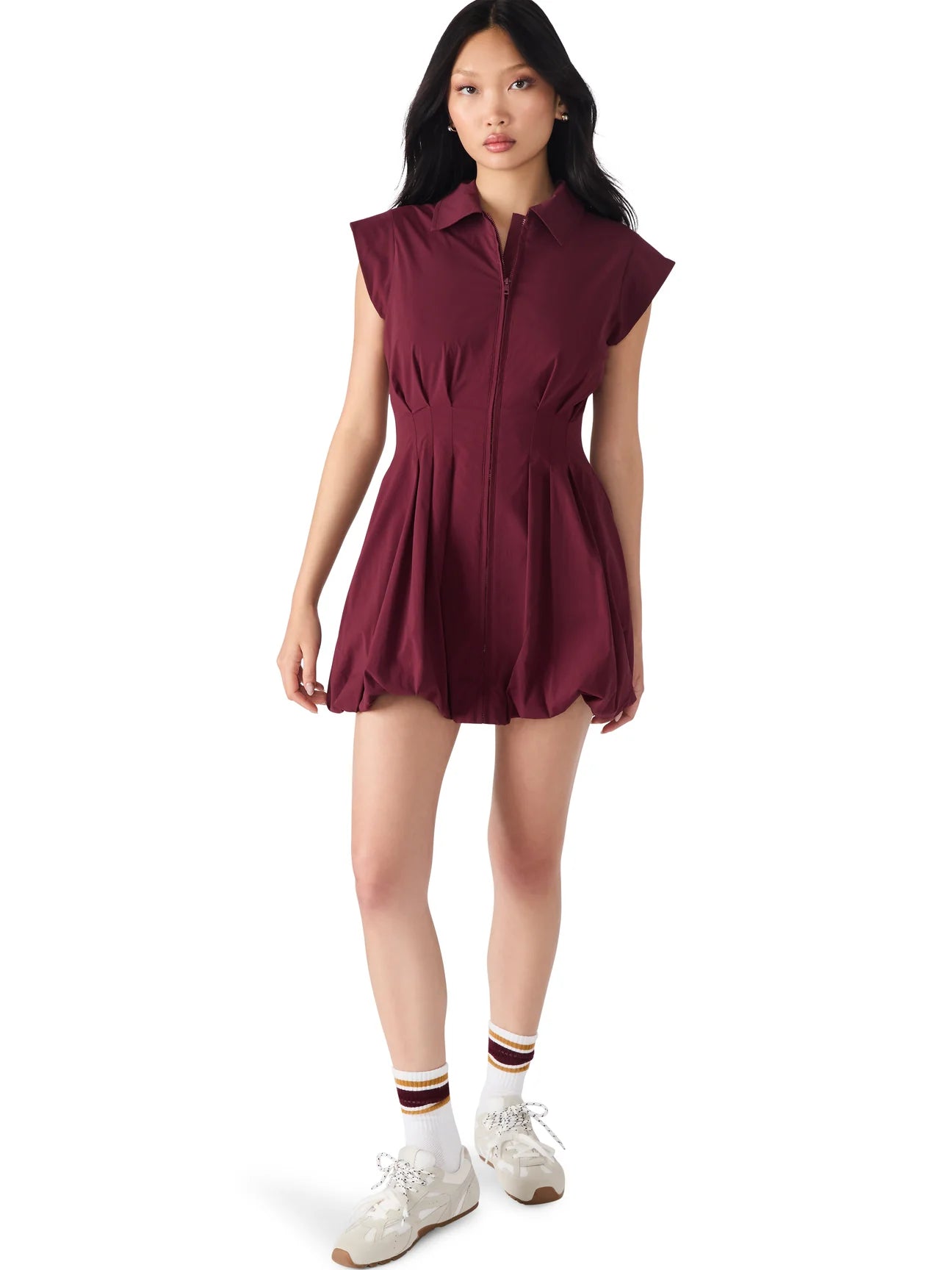 Steve Madden Dyanne Dress-Wine