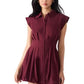 Steve Madden Dyanne Dress-Wine