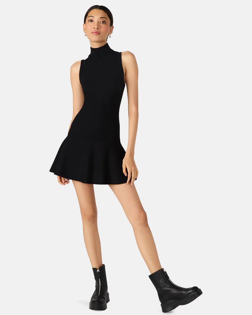 Steve Madden Breslin Blk Sweater Dress
