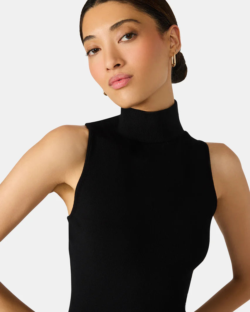 Steve Madden Breslin Blk Sweater Dress
