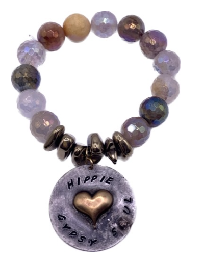 Hippie Gypsy Soul Soldered Bracelet