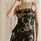 Black/Nude Multi Collaged Mini Dress