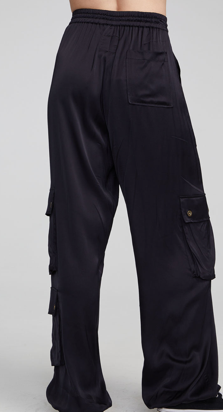 Chaser Silky Stretch Woven Billyy Trousers Shadow