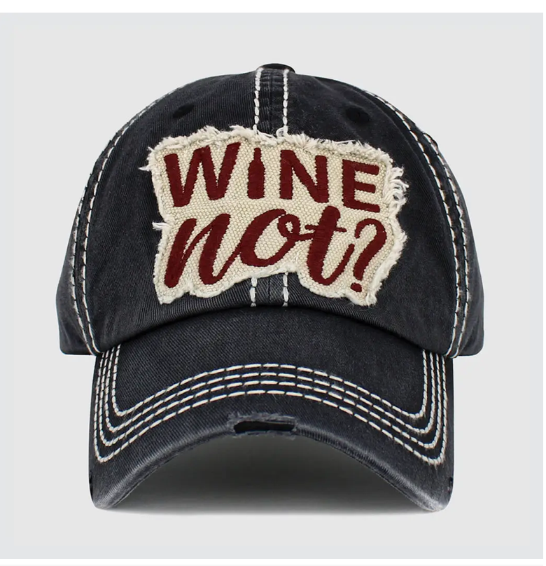 Wine Not Baseball Cap