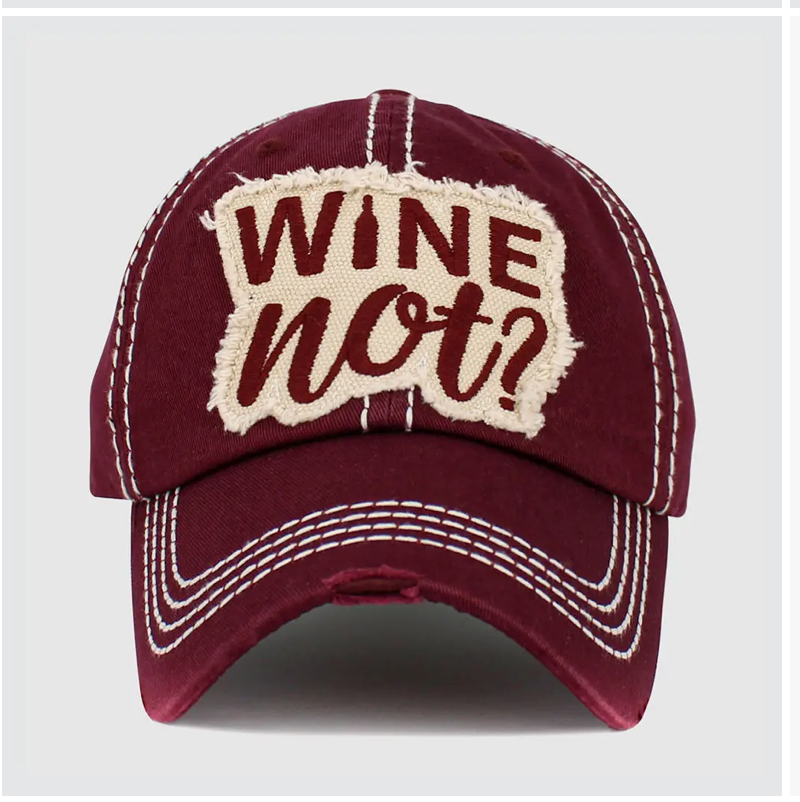 Wine Made Me do it Ballcap