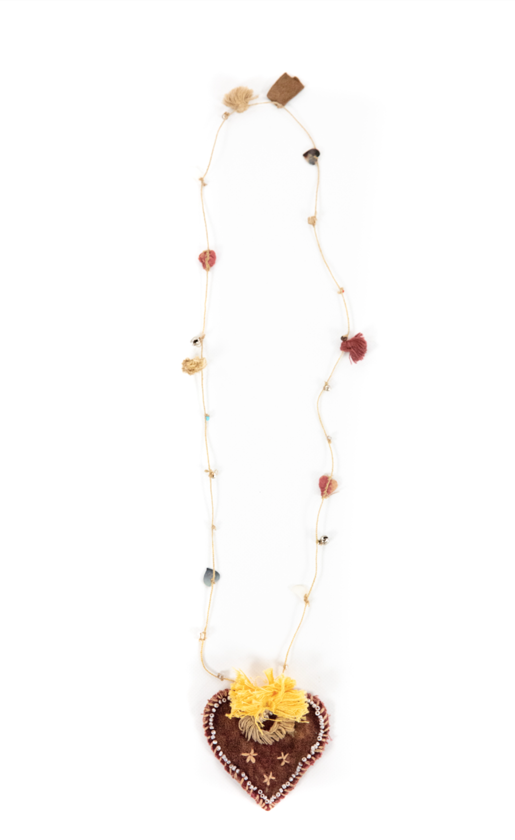 Magnolia Pearl 253 HAND KNOTTED HEART NECKLACE