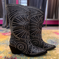 Billini Yori-Black Studded Boots