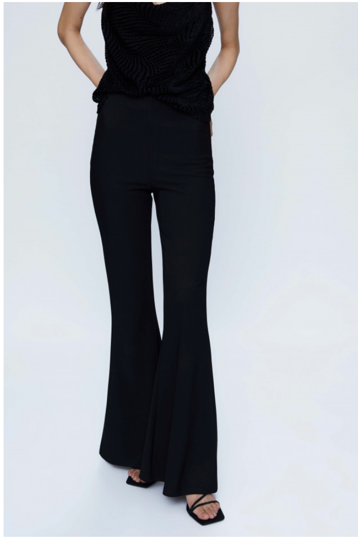 Black Flare leg Dress Pants