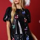 Holiday Ornament Sequins Dress