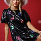 Holiday Ornament Sequins Dress