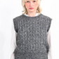 Sleeveless knit vest