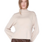 Beige Mock Neck