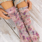 Magnolia Pearl 076-BLUSH-OS Floral OTK Socks