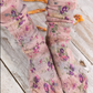 Magnolia Pearl  SOCKS 076-BLUSH-OS  Floral OTK Socks