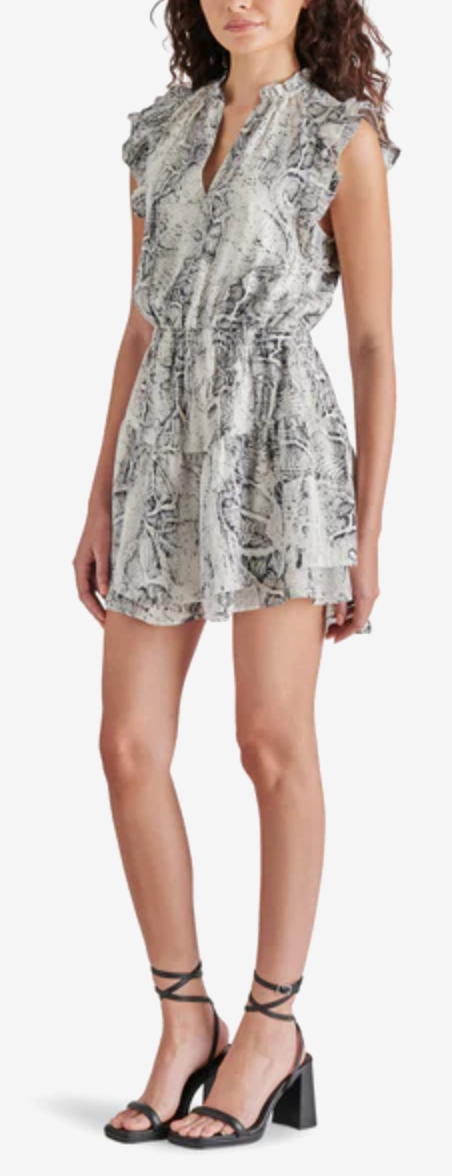 Steve Madden Prairie Dreams Dress Black and White