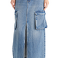 Steve Madden Benson Cargo Denim Skirt