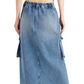 Steve Madden Benson Cargo Denim Skirt