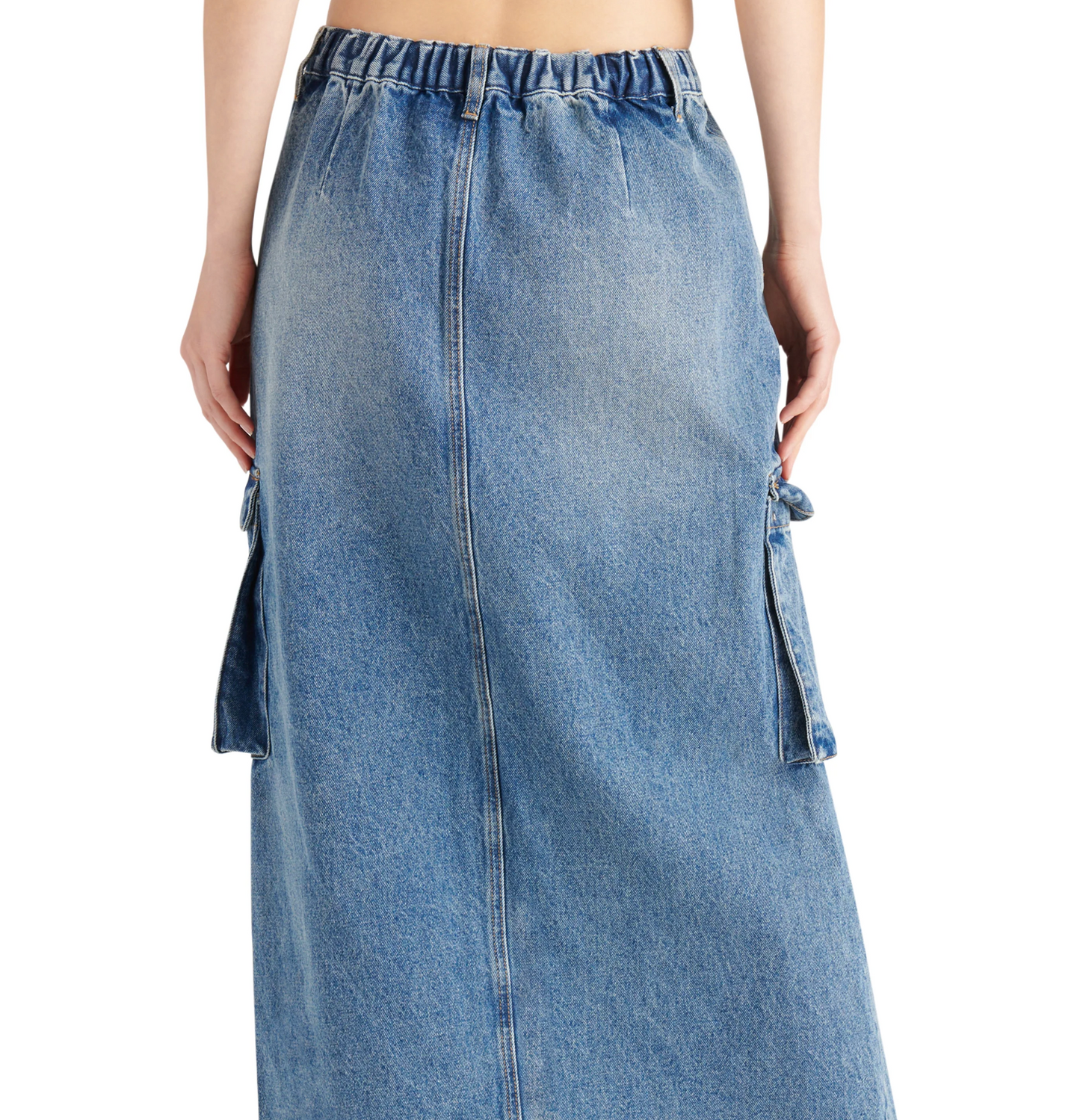 Steve Madden Benson Cargo Denim Skirt