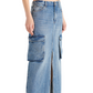 Steve Madden Benson Cargo Denim Skirt