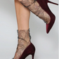 Crystal Lace Socks Black