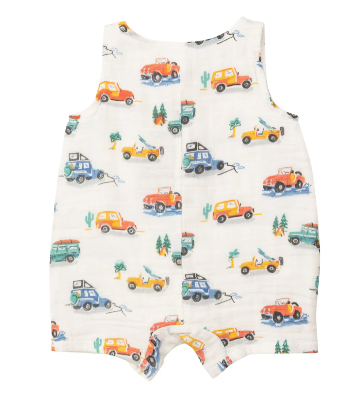 Angel Dear Shortie Romper Off Road Adventure