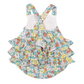 Angel Dear Kimono Ruffle Sunsuit  Golden Peony