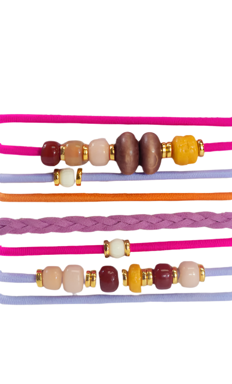 Aperol Set Bracelets / Hair Ties