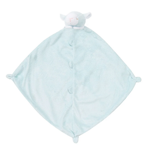 Angel Dear Lovie Blankie- Blue Lamb