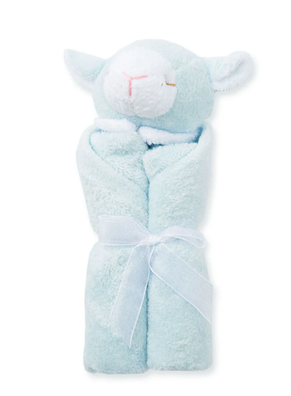 Angel Dear Lovie Blankie- Blue Lamb