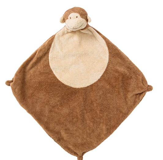 Angel Dear Lovie Blanket - Brown Monkey Blankie