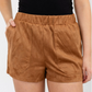 Steve Madden Faux the Record Suede Shorts