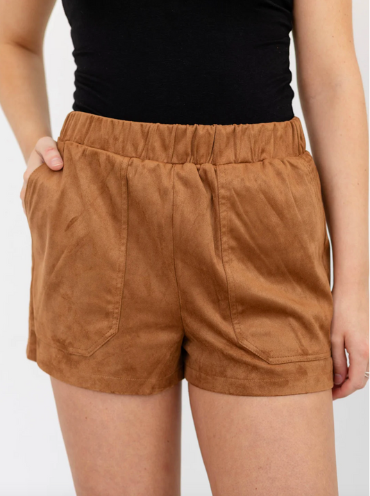 Steve Madden Faux the Record Suede Shorts