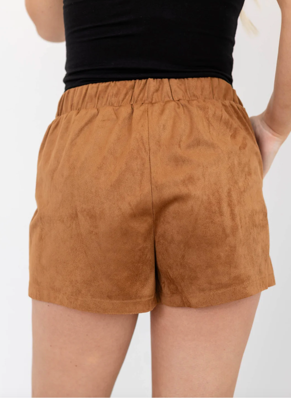 Steve Madden Faux the Record Suede Shorts