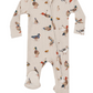 Angel Dear Ducks 2-Way Zipper Footie