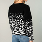 Abstract Animal Print Sweater