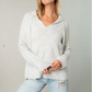 Light Grey Hoodie Pullover Sweater