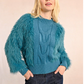 Gretchen Petrol Blue Sweater