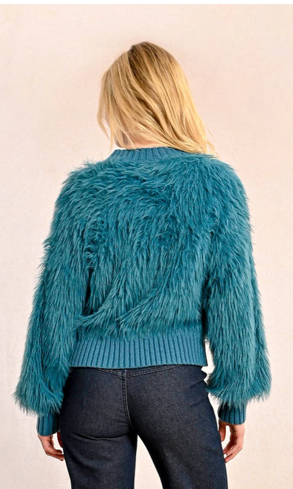 Gretchen Petrol Blue Sweater