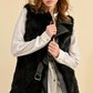 Elliot Faux Fur Sleeveless Jacket