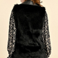 Elliot Faux Fur Sleeveless Jacket