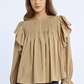 Beige Woven Blouse